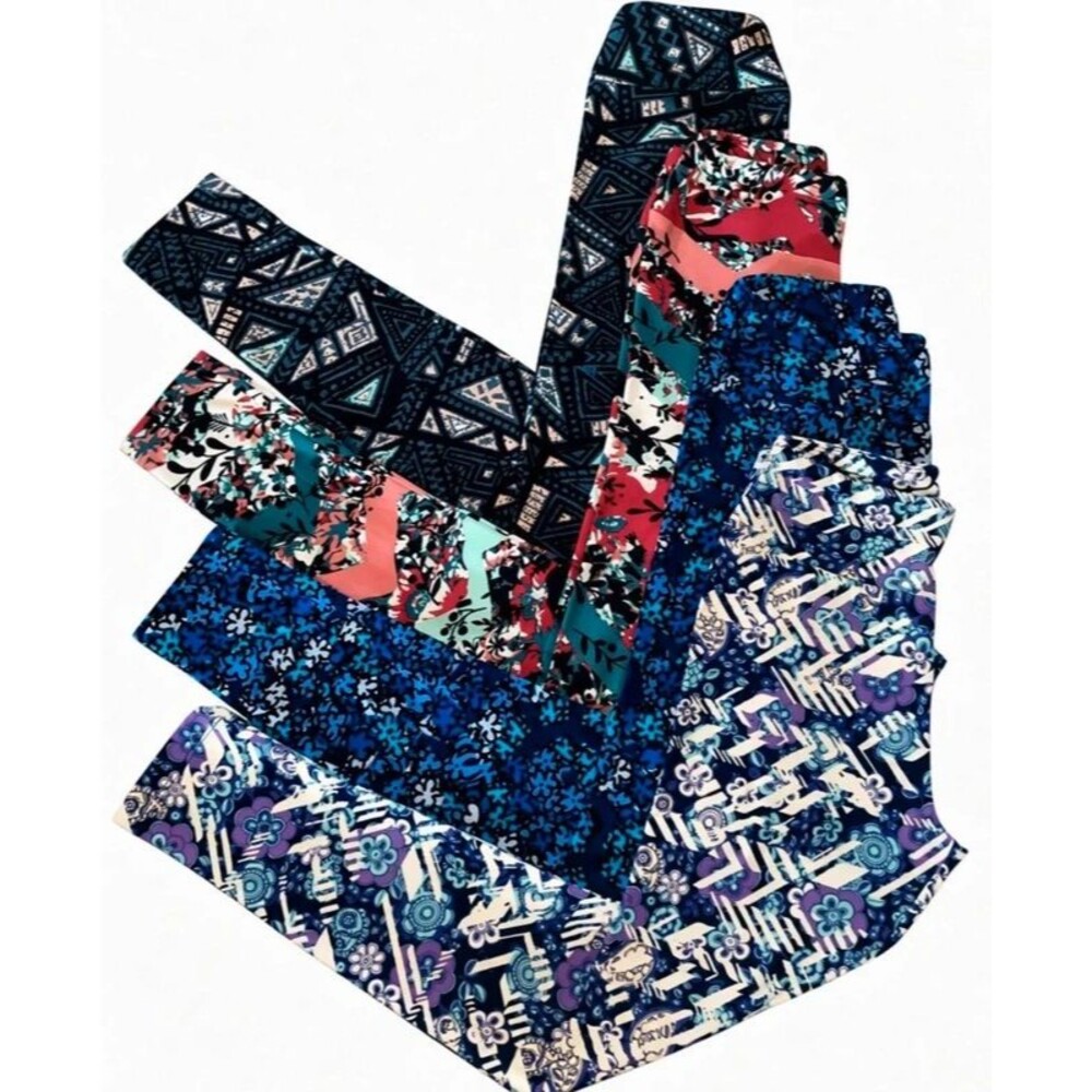 4 Pair LuLaRoe One Size Leggings Bundle